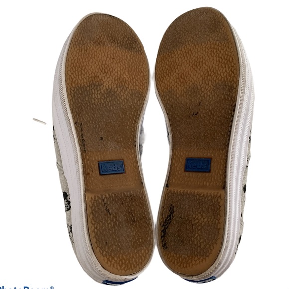 Keds Womens Triple Minnie Screen Print Jersey Fashion Sneaker - Picture 3 of 11